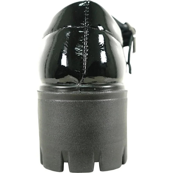 Women Platform  Chunky Heel Penny Loafer Dress Shoe - Picture 8 of 8